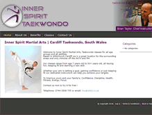 Tablet Screenshot of cardiff-taekwondo.com